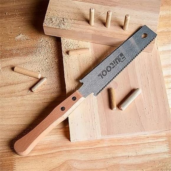 Japanese Hand Saw 6 Inch Double Edge Sided Pull Saw Ryoba SK5 Flexible Blade - Picture 4 of 6